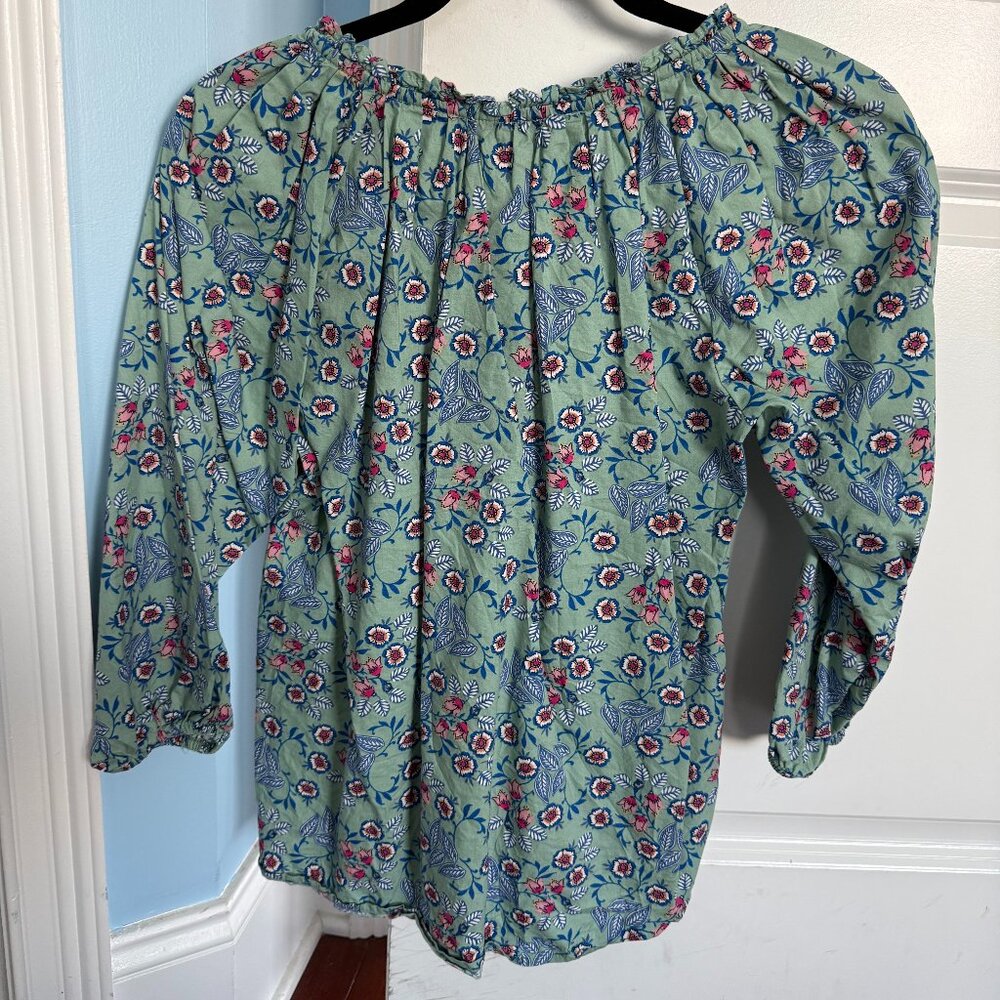 LONG SLEEVE LOFT SHIRT, SIZE XS PETITE
